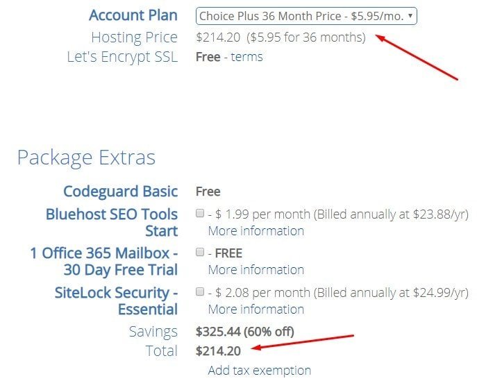 Which Bluehost Plan to choose Pricing plan